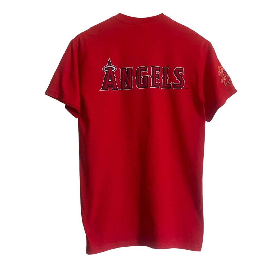 Los Angeles Anaheim Angels SpongeBob SquarePants Adult Baseball T Shirt Unisex S - Picture 2 of 7
